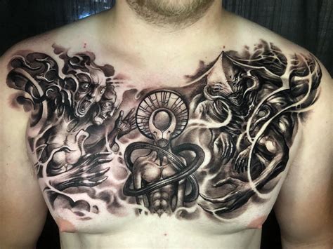 Fighting demons tattoo ideas photos