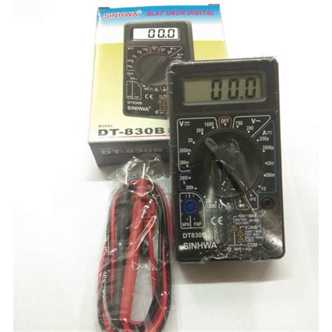 Jual Alat Ukur Digital Multimeter Alat Ukur Tegangan Listrik SINHWA DT