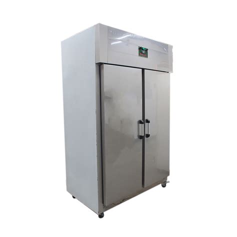 Nevera Refrigerador Vertical Puertas Acero Inox Anti Cido