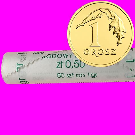 1 Gr Groszy 1992 Mennicze Rolka Bankowa Dziedzic67 16112206794 Allegro Pl