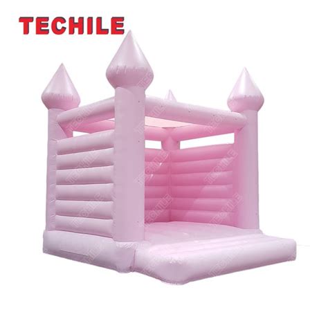 Us Giant Pvc Adult White Wedding Bouncy Castle Inflatable