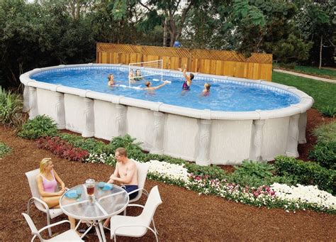 Doughboy Tuscany Oval Above Ground Pool Best Above Ground Pool Oval Above Ground Pools Above