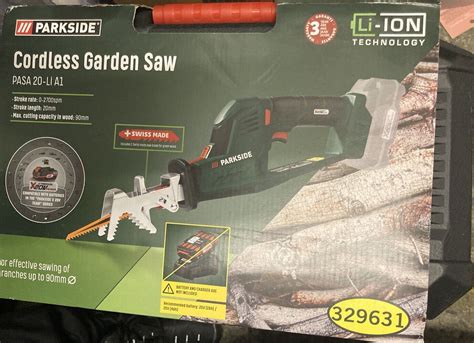 Parkside V Cordless Garden Saw Pasa Li A Without Battery And