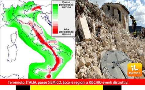 Terremoti Italia Paese Sismico Ecco Le Regioni Più A Rischio