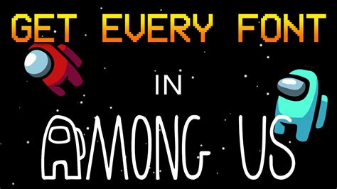 Among Us Font Generator