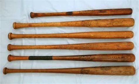 771 6 Antique Wooden Baseball Bats