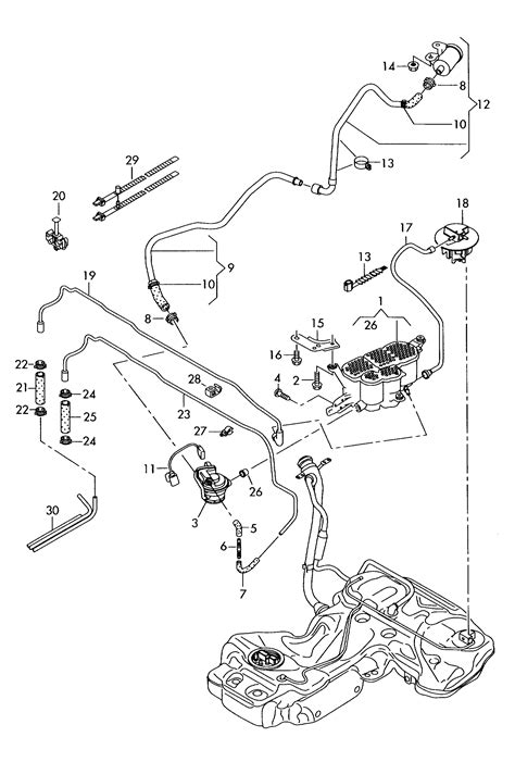 A4 Avant 2013 2015 Active Charcoal Filter With Diagnosis Pump For