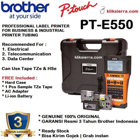 Jual Brother Printer Label P Touch Pt E Wvp Handheld Wireless E