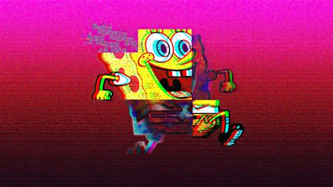 1920x1080 Spongebob Vaporwave 4k Laptop Full Hd 1080p Hd 4k Wallpapersimagesbackgrounds