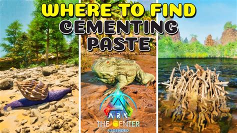 Where To Find Cementing Paste The Center Ark Survival Ascended Youtube