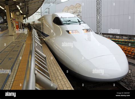 Shinkansen Japanese Bullet Train In Tokyo Railway Station Tokyo Japan