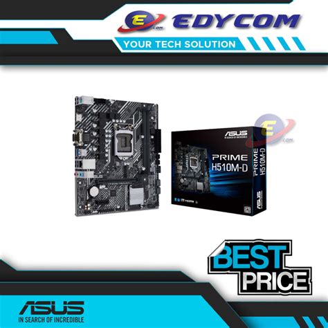 Jual Asus Prime H510m D Intel Lga 1200 Gen 11 Gen 10 Shopee Indonesia