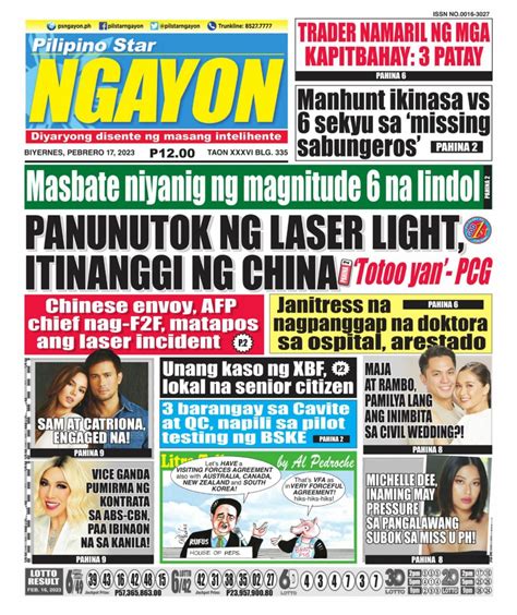 Pilipino Star Ngayon February 17 2023 Digital DiscountMags