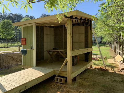 Built A Shooting Shed For My Father In Law And Me Rwoodworking