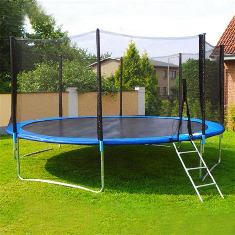 New 12FT Trampoline Combo Bounce Jump Safety Enclosure