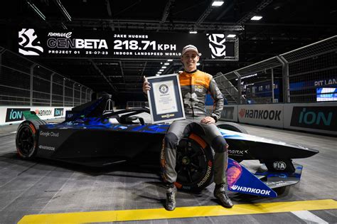 Formula E Race Car Smashes World Record At ExCeL London