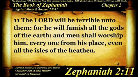 Bible Book 36 Zephaniah Chapter 2 The Holy Bible Kjv Read Along