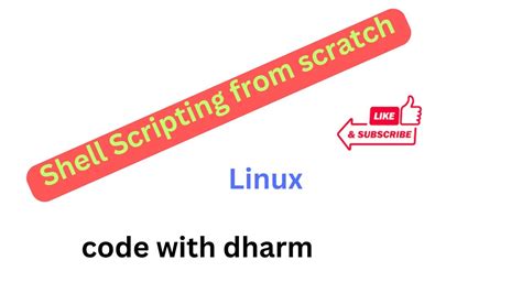 Basics Shell Scripting Programs In Hindi Youtube