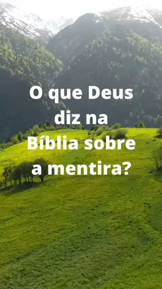 o que a bíblia fala sobre a mentira | Discover