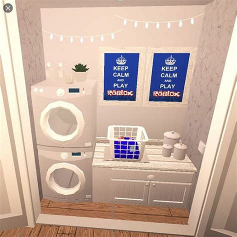 Roblox Bloxburg Laundry Room Ideas