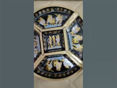 Менажница фарфоровая невероятной красоты на крутящейся подставке. - YouTube