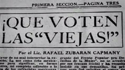 ¿la Democracia Está Libre De Sexismo 66 Años Del Voto Femenino En