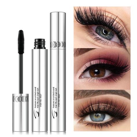 4d Silk Fiber Lash Mascara Natural Waterproof Smudges Proof Mascara