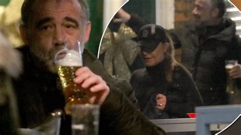 Coronation Street Star Michael Le Vell Enjoys Pub Lock In As Fianc E