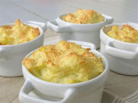 Petits soufflés de pommes de terre onctueux au parmesan Soufflé pomme