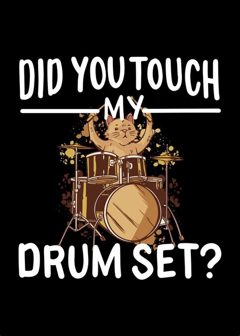 My Drum Set Poster Picture Metal Print Paint By Shiva121 Displate