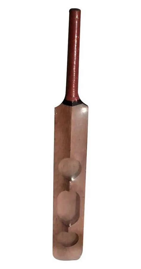 Standard Handle Natural Kashmir Willow Scoop Tennis Cricket Bat At