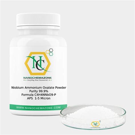 Niobium Ammonium Oxalate Powder | Low Price $45 | Nanochemazone