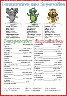 Ideas De Comparatives Comparativos En Ingles Ejercicios De Ingles