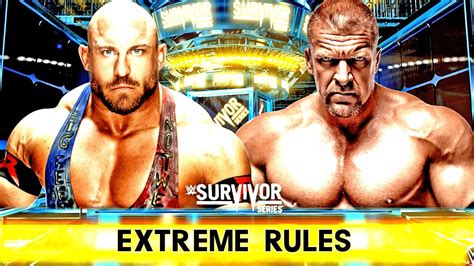 Wwe K Triple H Vs Ryback Youtube