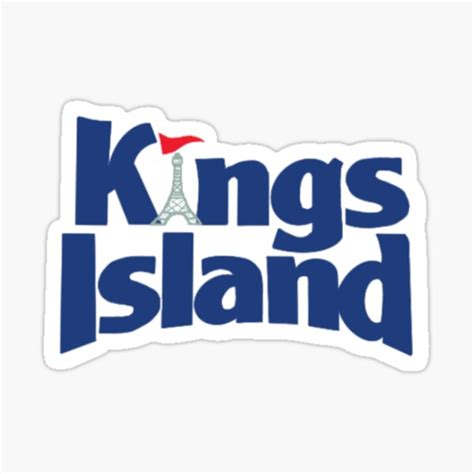 "Kings Island Logo" Sticker for Sale by stickerart27 | Redbubble