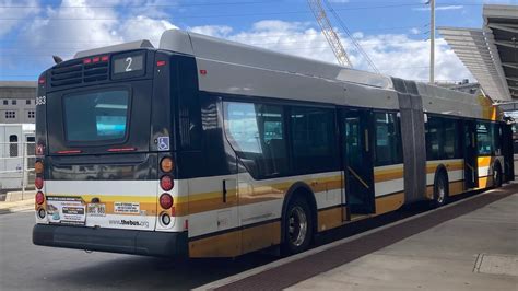 Honolulu Thebus Route 2 School Street Kalihi Transit Center Bus 883