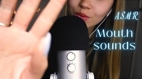 Asmr Mouth Sounds With Cam Brushing And Hands Movements 💤 Youtube