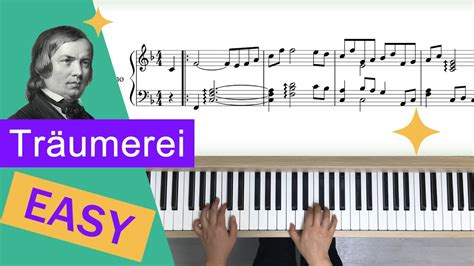 Schumann Traumerei Easy Piano Songs For Beginners Youtube