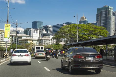 Taguig Metro Manila Philippines Entering Bonifacio Global City Via