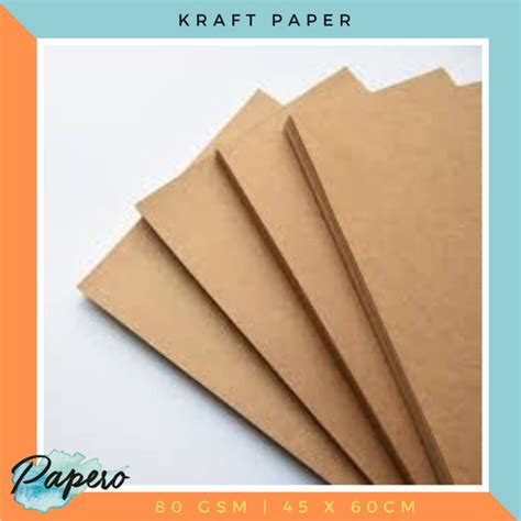 Jual Kertas Coklat Kraft Samson 45x60 Cm Roll A4 10 Lbr Pack Kota