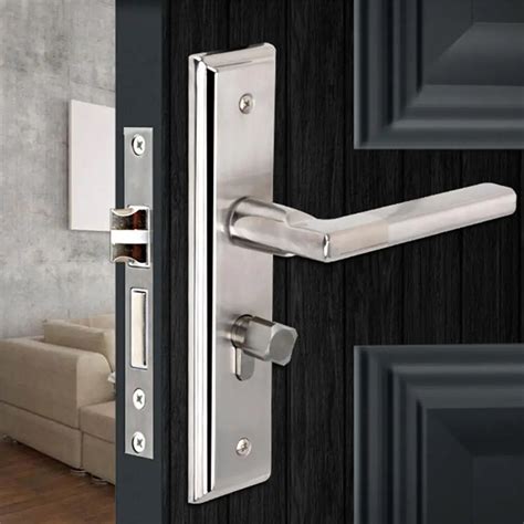 Serrure De Poign E De Porte En Acier Inoxydable Style Europ En Cl