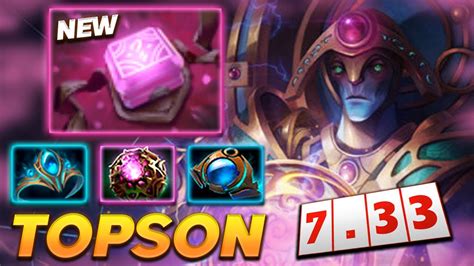 Topson Oracle New Item PHYLACTERY 7 33 Patch Dota 2 Pro Gameplay