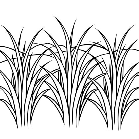 Premium Vector Grass Field Coloring Page