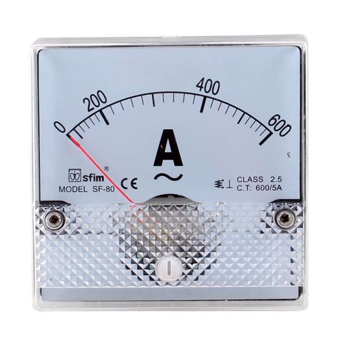 Electroprime Sf Ac A Rectangle Analog Panel Ammeter Gauge