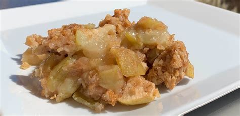 Shangri La Farm Organic Granny Smith Apple Crumble For Labor Day