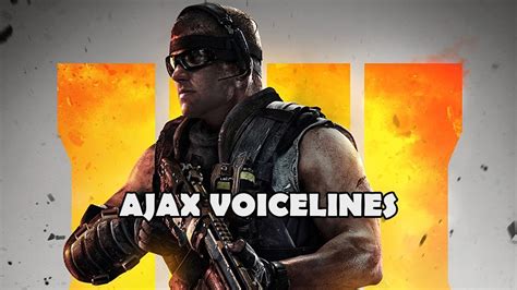 Call Of Duty Black Ops Specialist Voicelines Ajax Youtube