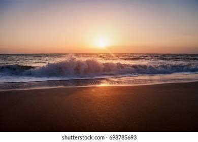 Beautiful Sunset Cola Beach Goa India Stock Photo 698785693 | Shutterstock