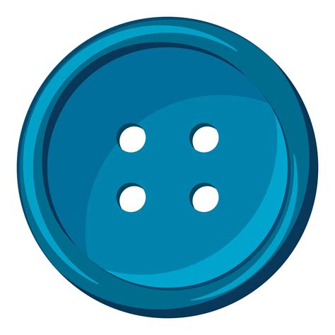 Button Icon Cartoon Style Vector Art At Vecteezy