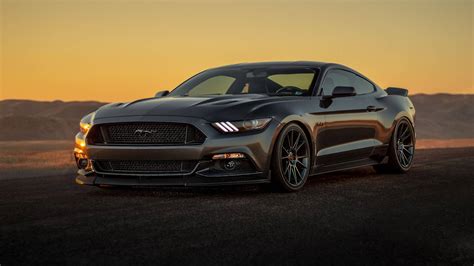 Ford Mustang Black Wallpaper Hd