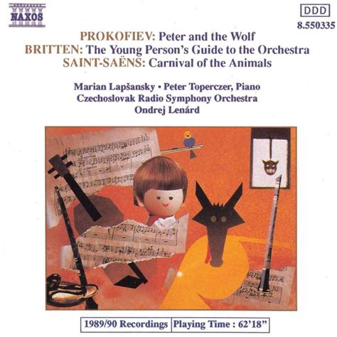 C M D PROKOFIEV Peter and the Wolf SAINT SAËNS Carnival of the